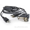 Customized USB2.0 RS232 Serial zu DB9 -männlichem Kabel